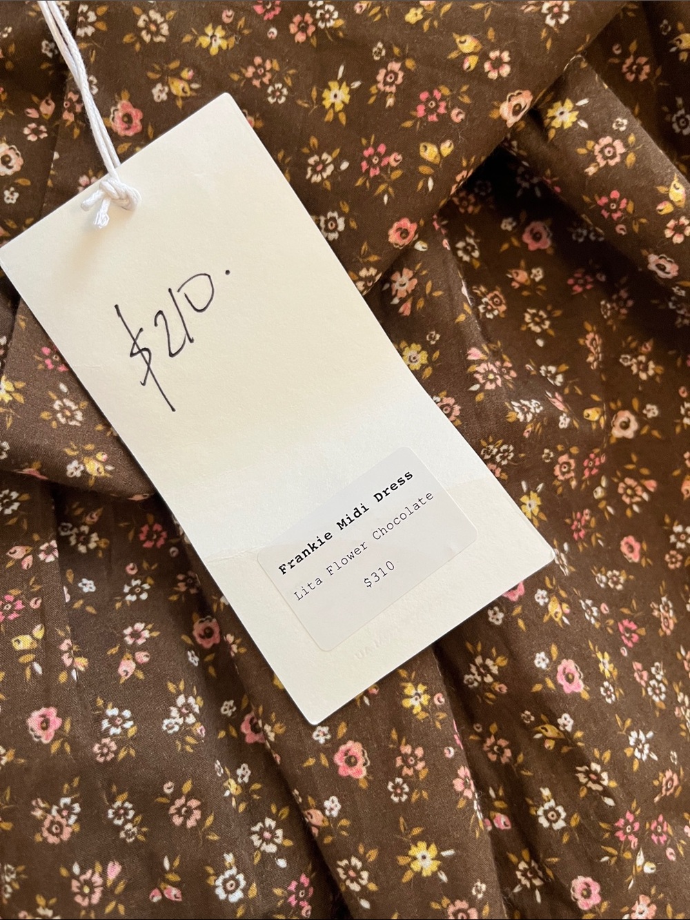 Oak Meadow Frankie Midi Dress Large Christy Dawn Doen Cottage Style - Picture 7 of 8